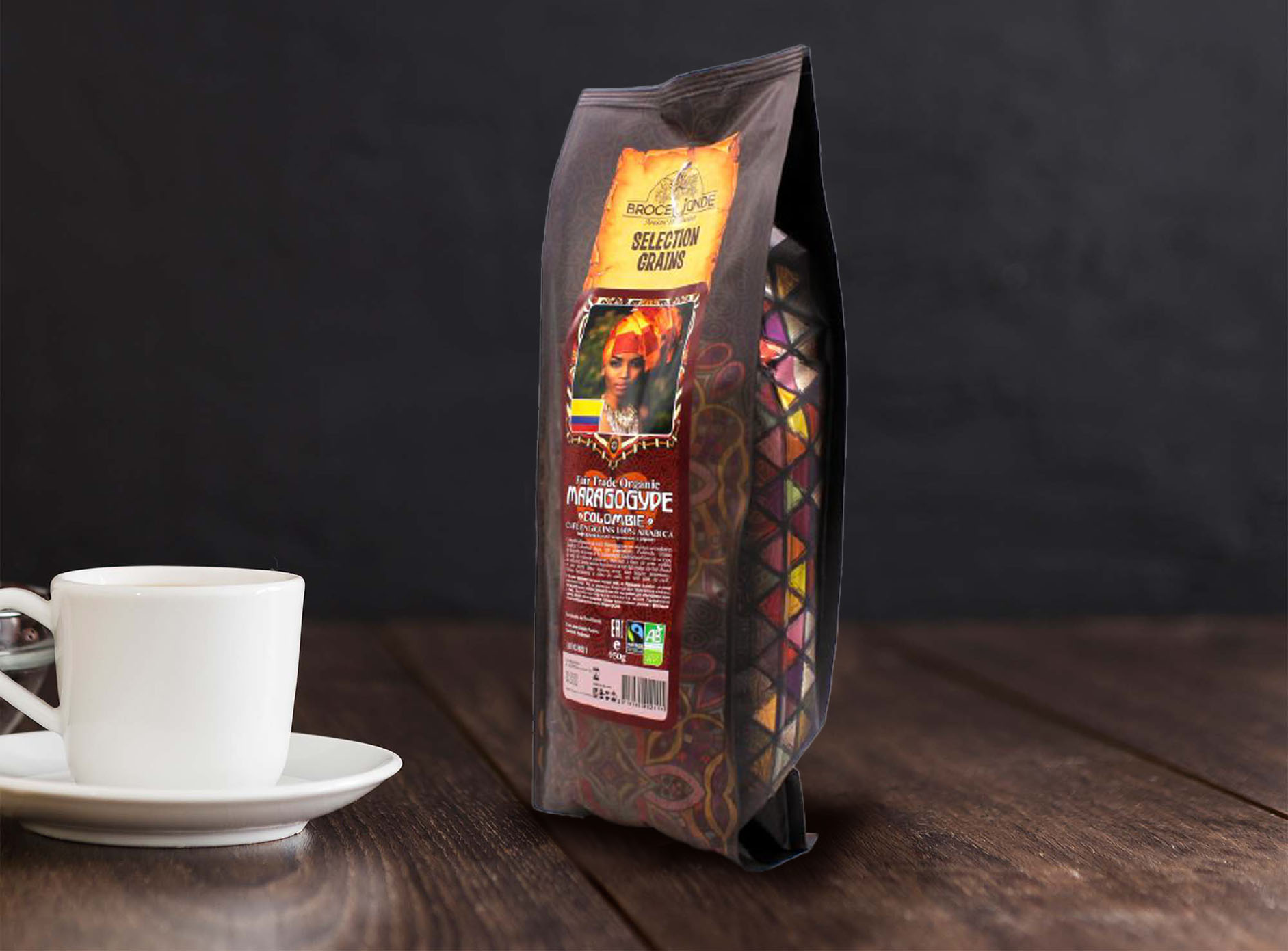 Кофе в зернах 1 кг «Броселианде Эфиопия»